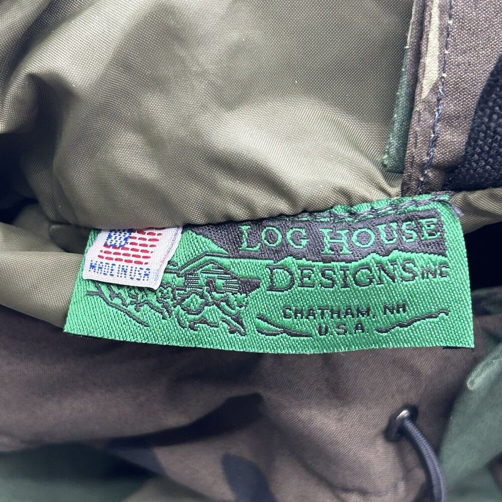 Log House Designs Gore-Tex Jacket Men's Large Long Green Camo Hunting Military - Picture 6 of 16